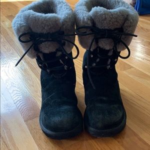 Black UGG boots